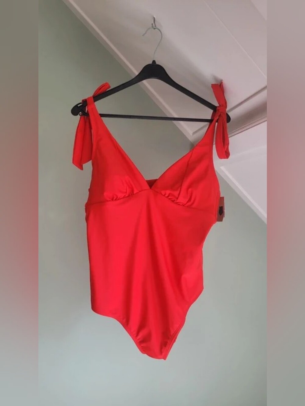 Shade & Shore Red One-Piece Swimsuit